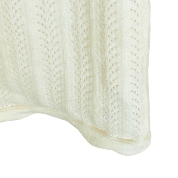 Aritzia Wilfred Soloist Sweater Long Sleeve Birch Cream SZ Medium - Picture 10 of 10